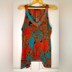 APT.9 Flowy Multi-color Sleeveless Blouse in Women's Size XL